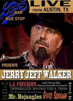 Dixie's Bar & Bus Stop: Jerry Jeff Walker DVD Cover Art